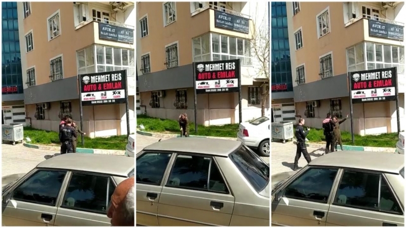 Şanlıurfa'da bir kadın, tartıştığı erkeği silahla vurdu-(VİDEO)