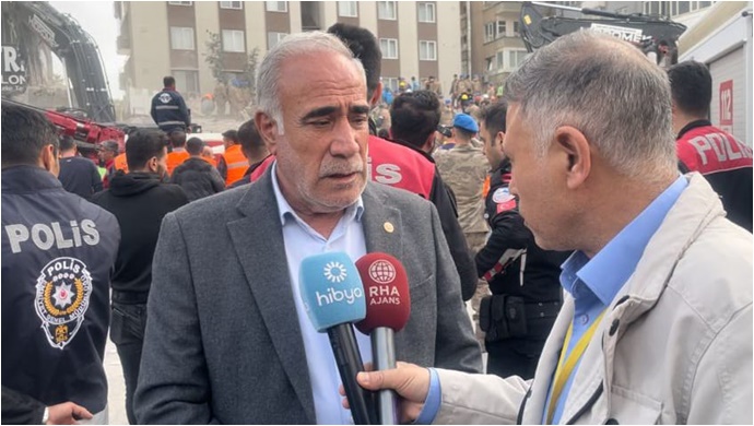 Şanlıurfa'da çöken binada 1 kişi yaralı kurtuldu-(VİDEO)