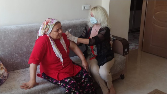 Şanlıurfa’da Evde Aşı Uygulaması Başladı-(VİDEO)