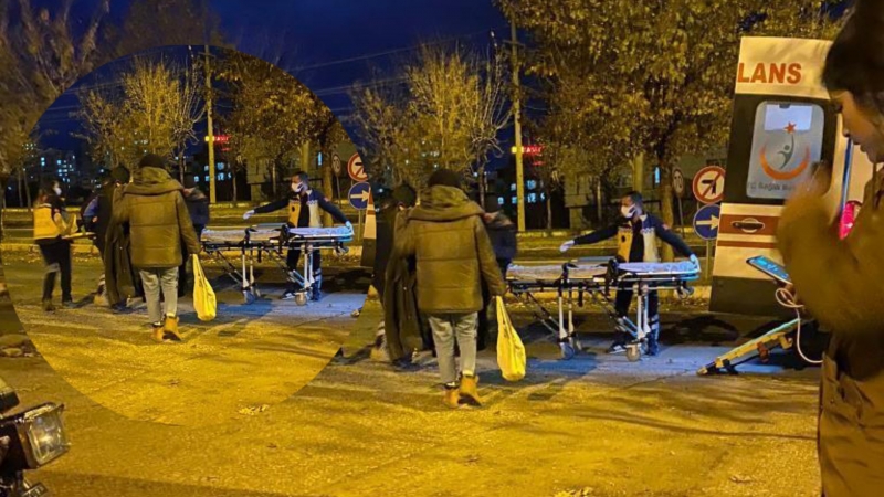 Şanlıurfa'da inşaattan düşen işçi yaralandı