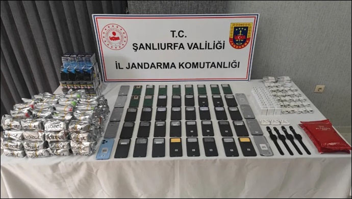 Şanlıurfa'da Kaçakçılık Operasyonu. 2 gözaltı