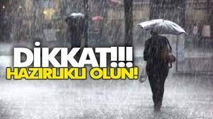 Şanlıurfa'da kuvvetli yağış bekleniyor
