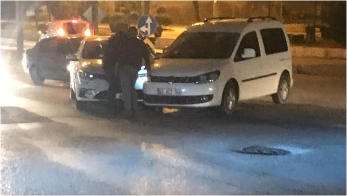 Şanlıurfa'da Maddi Hasarlı Trafik Kazası