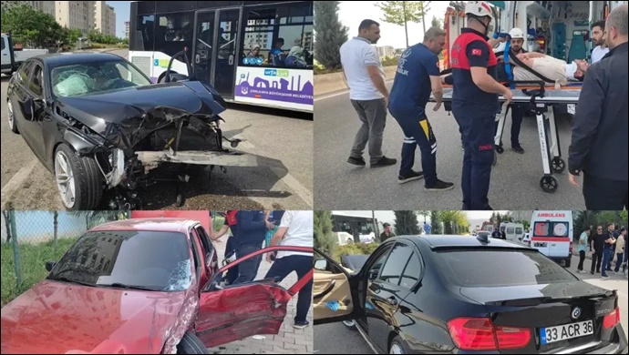 Şanlıurfa'da otomobiller çarpıştı: 1 yaralı