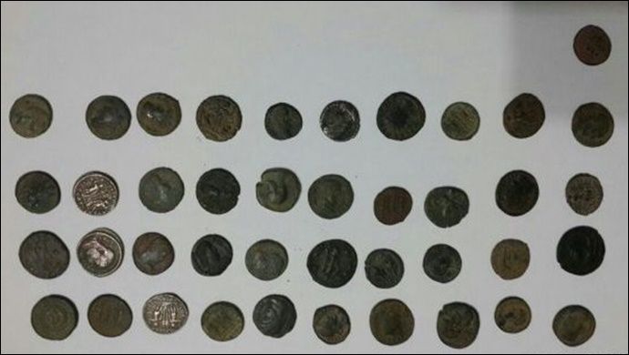 Şanlıurfa'da Roma ve Bizans Dönemine Ait 210 Gümüş sikke ele geçirildi