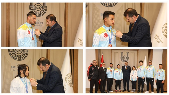 Vali Ayhan, Kick Boks Şampiyonlarını Ödüllendirdi