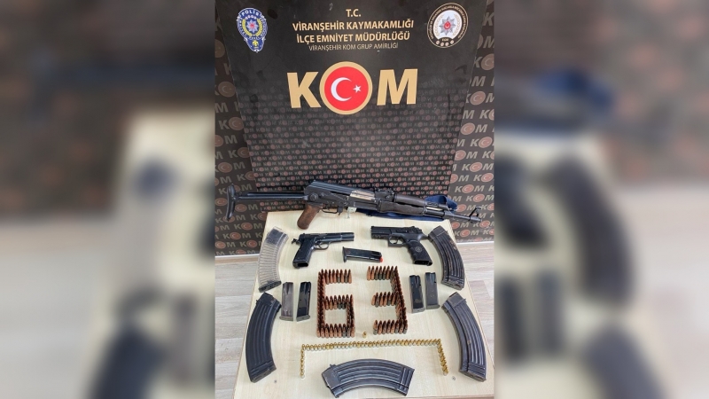 Şanlıurfa'da silah operasyonu: 3 gözaltı