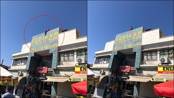 Şanlıurfa'da silahlı eylem korku dolu anlar yaşandı !