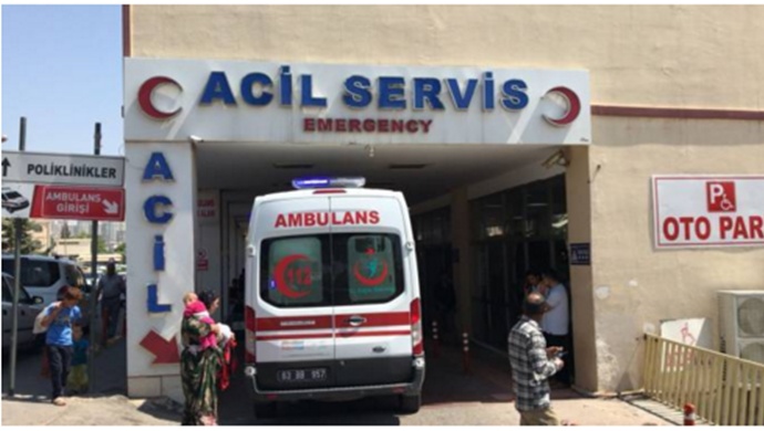Şanlıurfa’da Trafik Kazası : 2 Yaralı