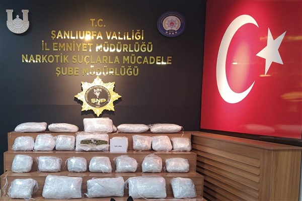 Şanlıurfa'da uyuşturucu operasyonu