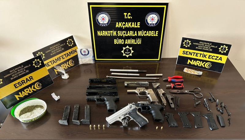 Şanlıurfa'da uyuşturucu operasyonu:3 gözaltı 
