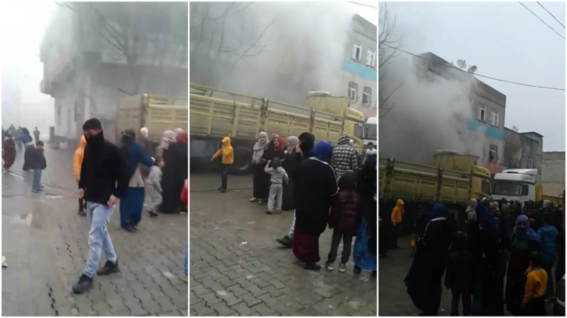 Şanlıurfa'da Yangın, 3 Aylık Bebek alevler arasında kaldı-(VİDEO)