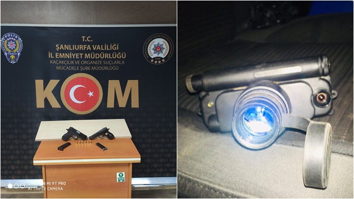 Şanlıurfa’da “yasadışı silah” operasyonu-(Fotolu)