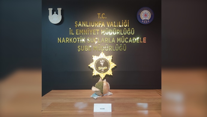 Şanlıurfa’da yolcu otobüsünde 2 kilo uyuşturucu ele geçirildi
