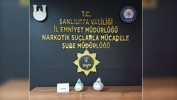 Şanlıurfa'da Yolcu otobüsünde uyuşturucu ele geçirildi