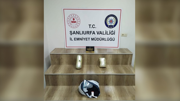Şanlıurfa'da Yolcu otobüsünde  uyuşturucu ele geçirildi