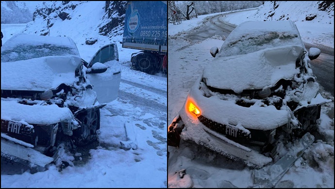 Şanlıurfaspor konvoyunda kaza: 3 yaralı