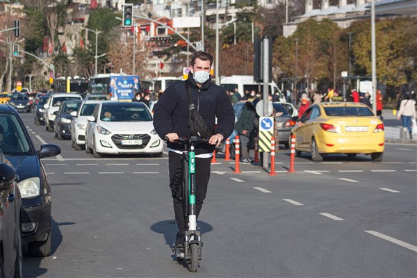 Scooter hız sınırı 5 ilçede 12.5 km saat oldu
