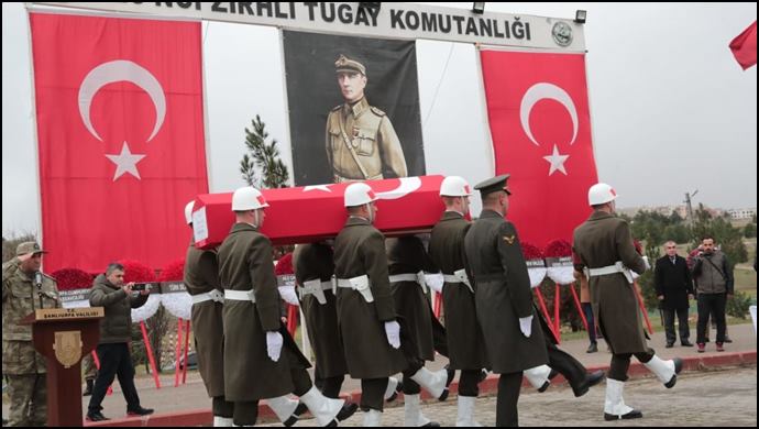 Şehit memleketine Urfa’dan uğurlandı