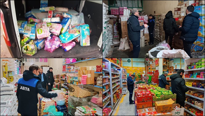 Siverek’te 9 bin 150 kilo ürün imha edildi