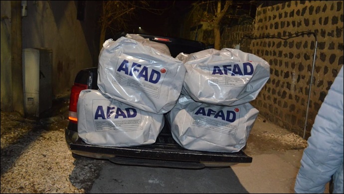 Siverek'te evinde 4 AFAD çadırı bulunan şüpheli tutuklandı