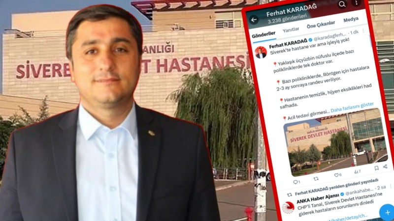 Siverek'te hastane var ama işleyiş yok!