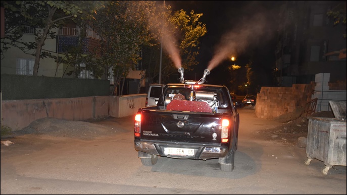 Siverek’te ilaçlama çalışmalarına başlandı