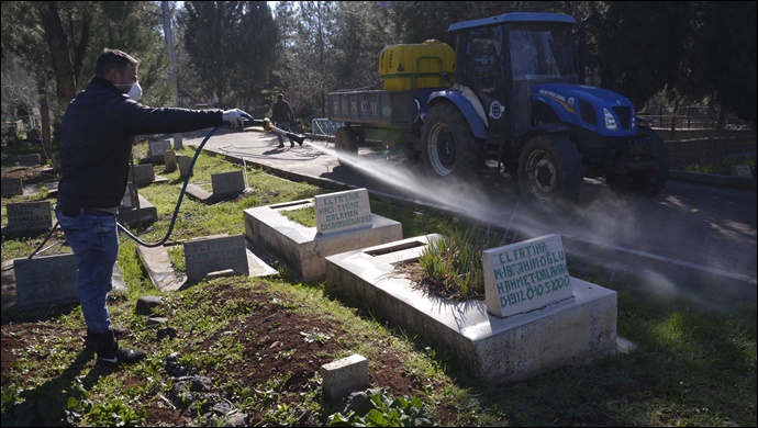 Siverek’te İlaçlama çalışmaları hız kazandı