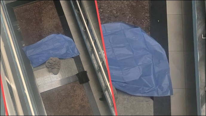 Siverek'te iş merkezinin boşluğuna düşen şahıs öldü