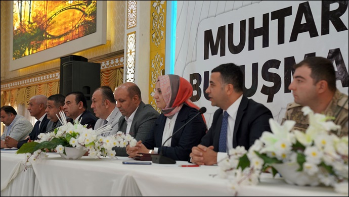 Siverek'te muhtarlar buluşması düzenlendi