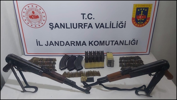 Siverek'te silah kaçakçılığı operasyonu: Çok sayıda silah ve mühimmat ele geçirildi