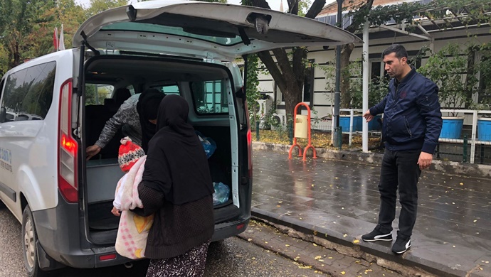 Siverek’te zabıtadan dilenci operasyonu