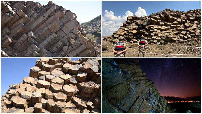 Siverek’teki Doğa Harikası Bazalt Sütunlar Koruma Altında