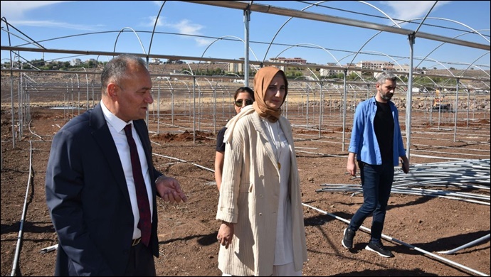 Siverek’teki sera projesinde çalışmalar hızlandırıldı