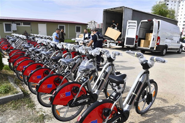 Smart Ankara Projesi kapsamında yeni elektrikli bisikletler geldi