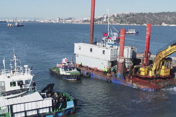 Soyer Körfez'deki tarama çalışmalarını inceledi