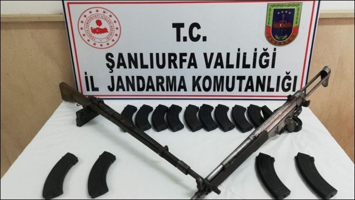 Suruç'ta Silah Kaçakçılığı Operasyonu: 1 Gözaltı