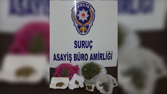 Suruç'ta Uyuşturucu operasyonu,1 gözaltı