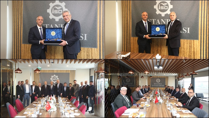 ŞUTSO Heyeti İstanbul Sanayi Odası Yönetimini Ziyaret Etti