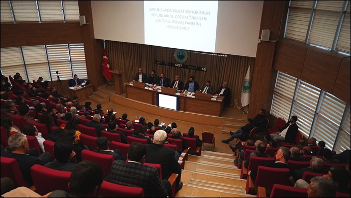 ŞUTSO'da “İnşaat Sektörünün Sorunları ve Çözüm Önerileri Paneli Gerçekleştirildi