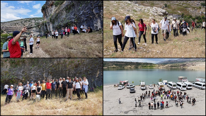 Takoran Vadisi’nde doğa yürüyüşü yapıldı