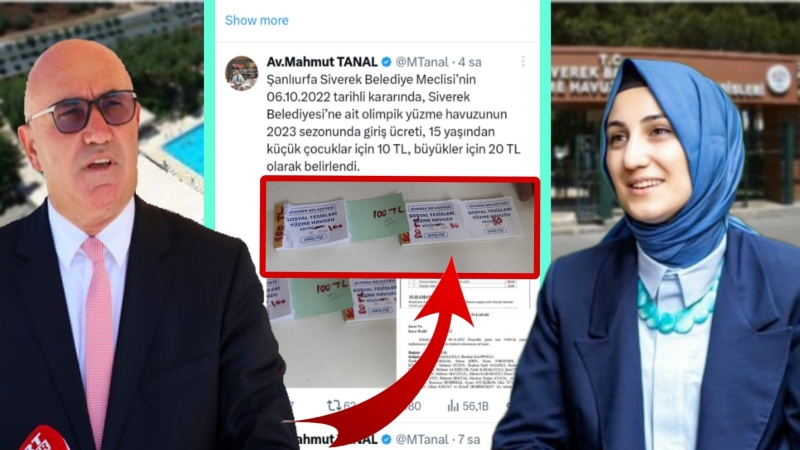 Siverek Belediyesi havuz ücretleri dudak uçuklattı 