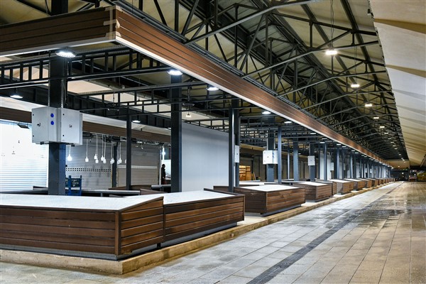 Tarihi Ulus Hali yenileme çalışmalarının ardından açıldı