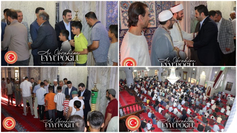 TBMM İdare Amiri Eyyüpoğlu, halkla bayramlaştı