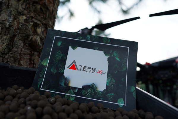 Tepe Emlak Yatırım 25’inci yılında  ecoDrone ile doğaya binlerce tohum bıraktı