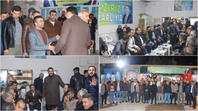 TİGEM Güvenlik Görevlilerinden, AK Parti Adayı Seyithan Atilla'ya Destek Ziyareti