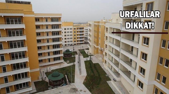 TOKİ Urfa'da açık arttırmayla konut ve işyeri satacak: Başvurular yarın