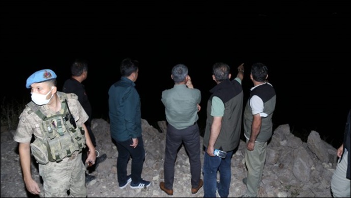 Tunceli'deki orman yangını