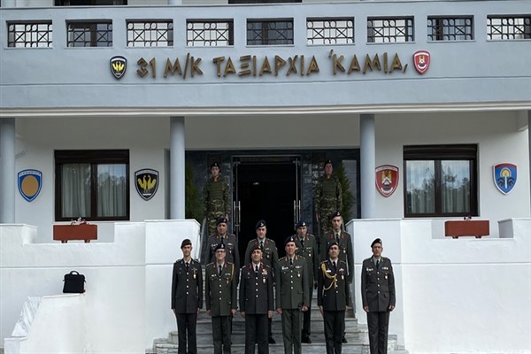 Türk askeri heyetinden Yunanistan'a ziyaret