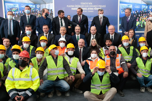 Türkiye’nin ilk yerli plazma üretim tesisinin temeli atıldı